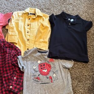 Polo by Ralph Lauren Kids Yellow Button Down Shirt